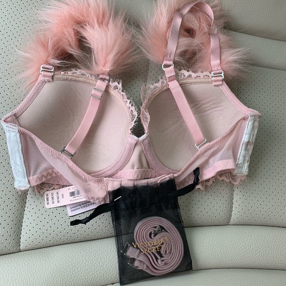 Victoria’s Secret pink angel dream Fur Bra - Picture 5 of 8